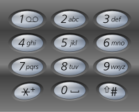 telephone buttons